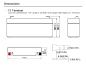 Preview: SUN Battery SB12-2.3V0 12V 2,3Ah Blei Akku AGM mit VdS